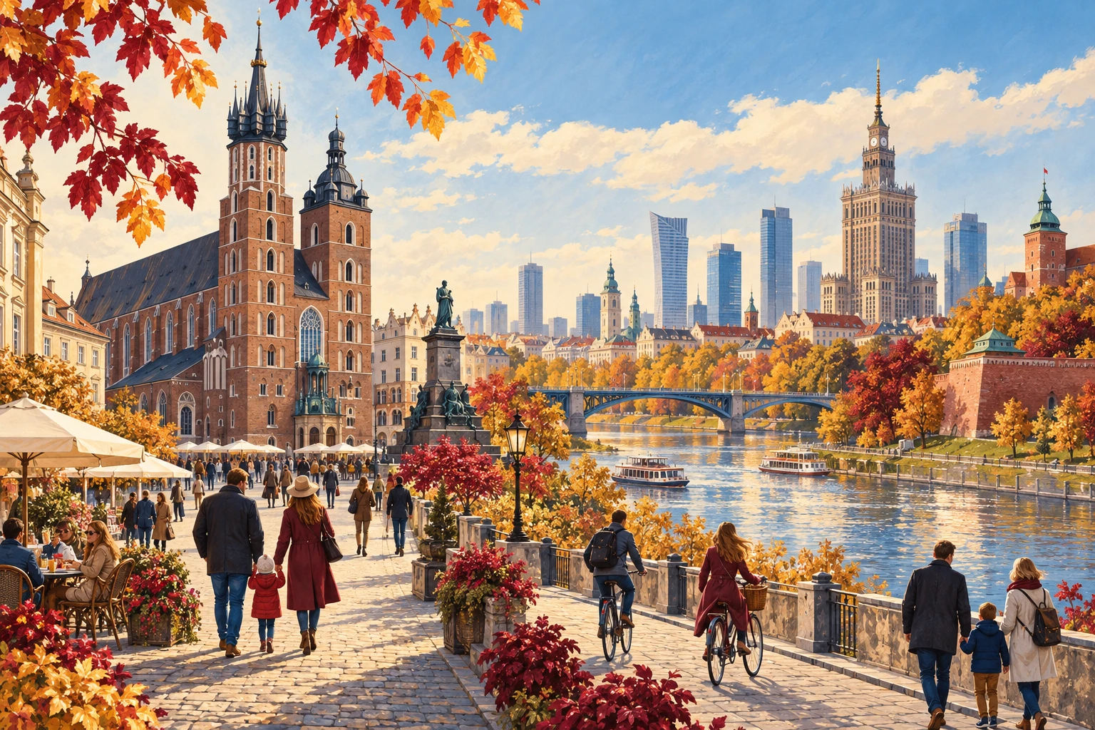 IA / AI : loisirs à Varsovie et Cracovie / leisure in Warsaw and Kraków / wypoczynek w Warszawie i Krakowie